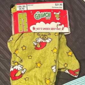 Disney The Grinch Kids' Sleep Pants - Green and Red